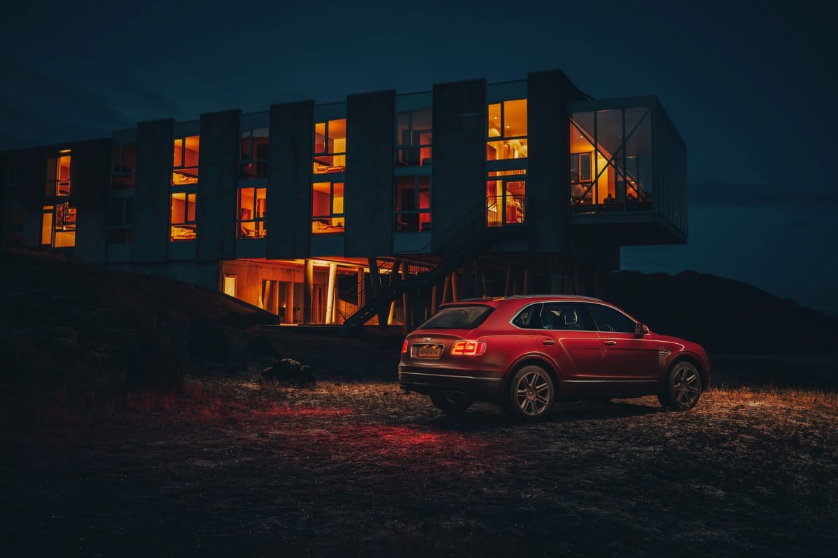 Bentley Bentayga V8: Fire and Iceland