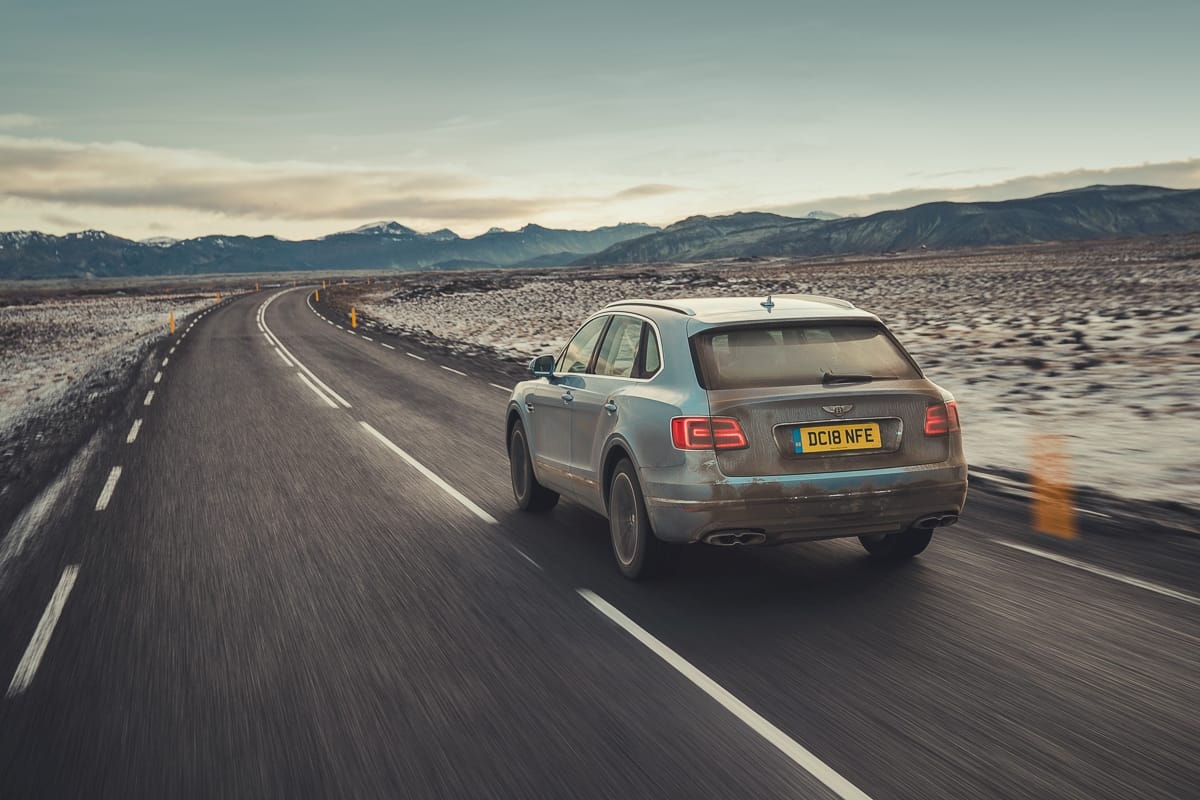 Bentley Bentayga V8: Fire and Iceland