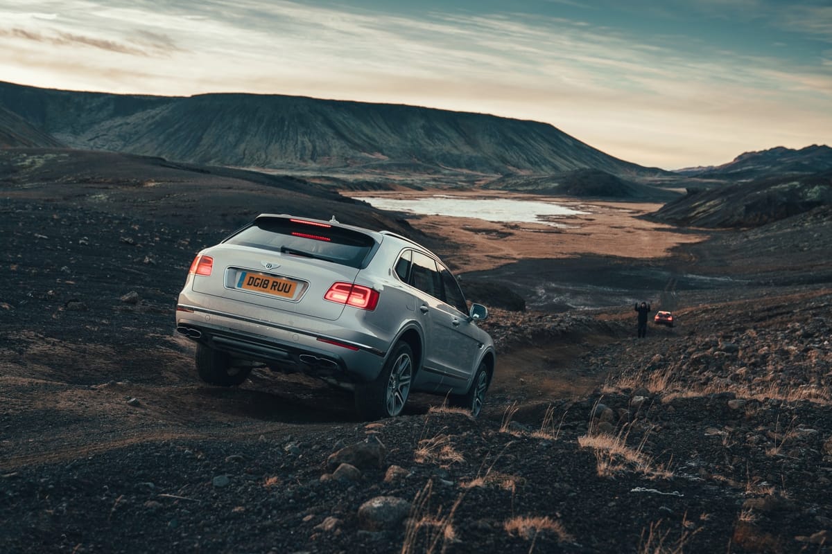 Bentley Bentayga V8: Fire and Iceland
