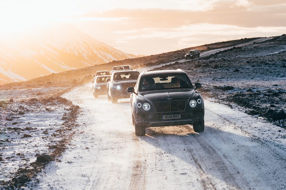 Bentley Bentayga V8: Fire and Iceland