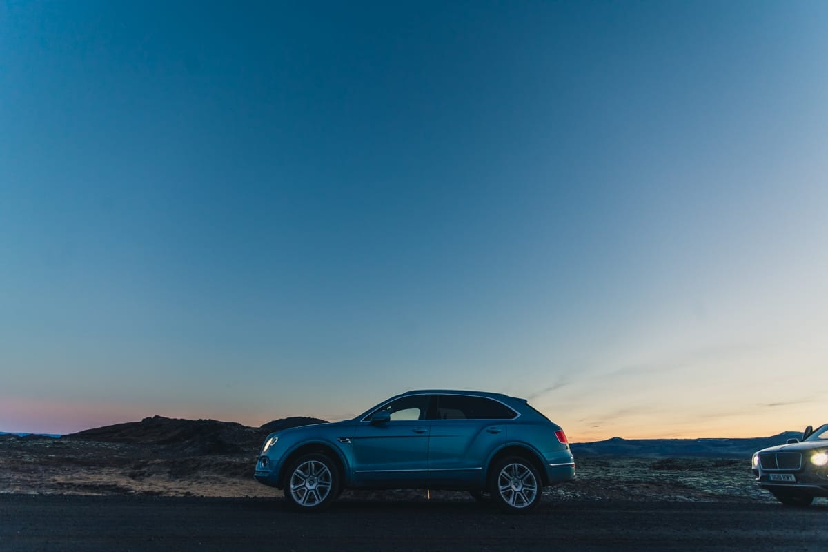 Bentley Bentayga V8: Fire and Iceland