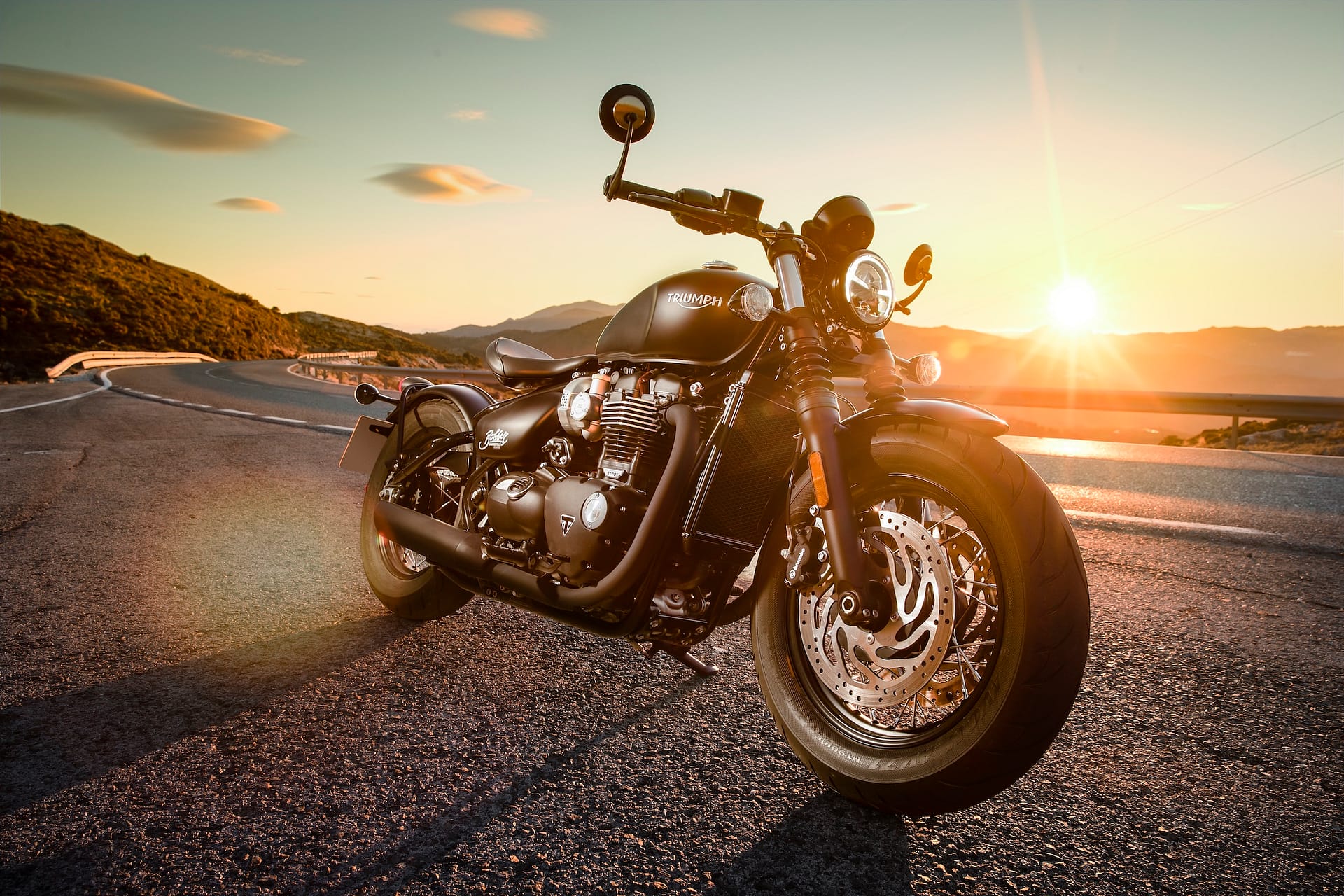 Triumph Bonneville Bobber Black